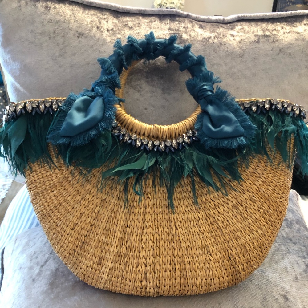 Gorgeous Sam Edelman straw bag!